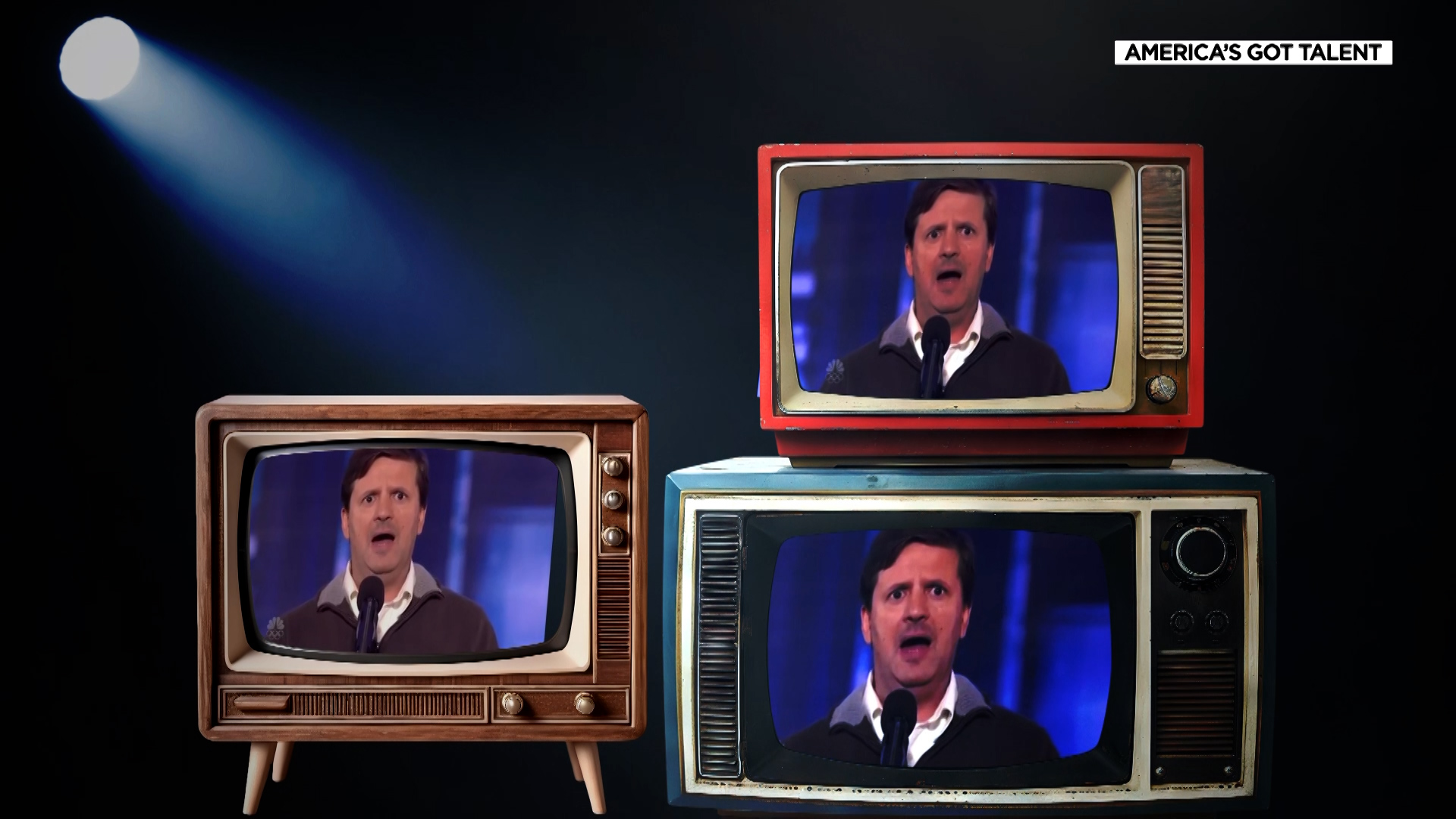 Luiz Meneghin appeared on "America's Got Talent" in 2012.