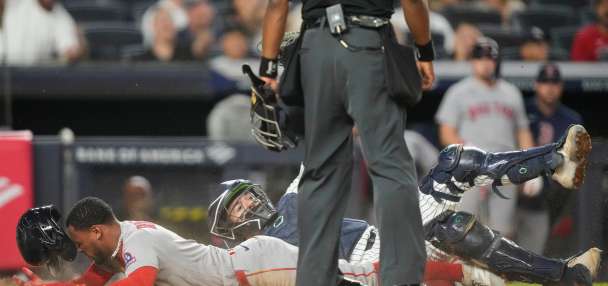 Red Sox run themselves into 1-0 loss at Yankee Stadium in series opener