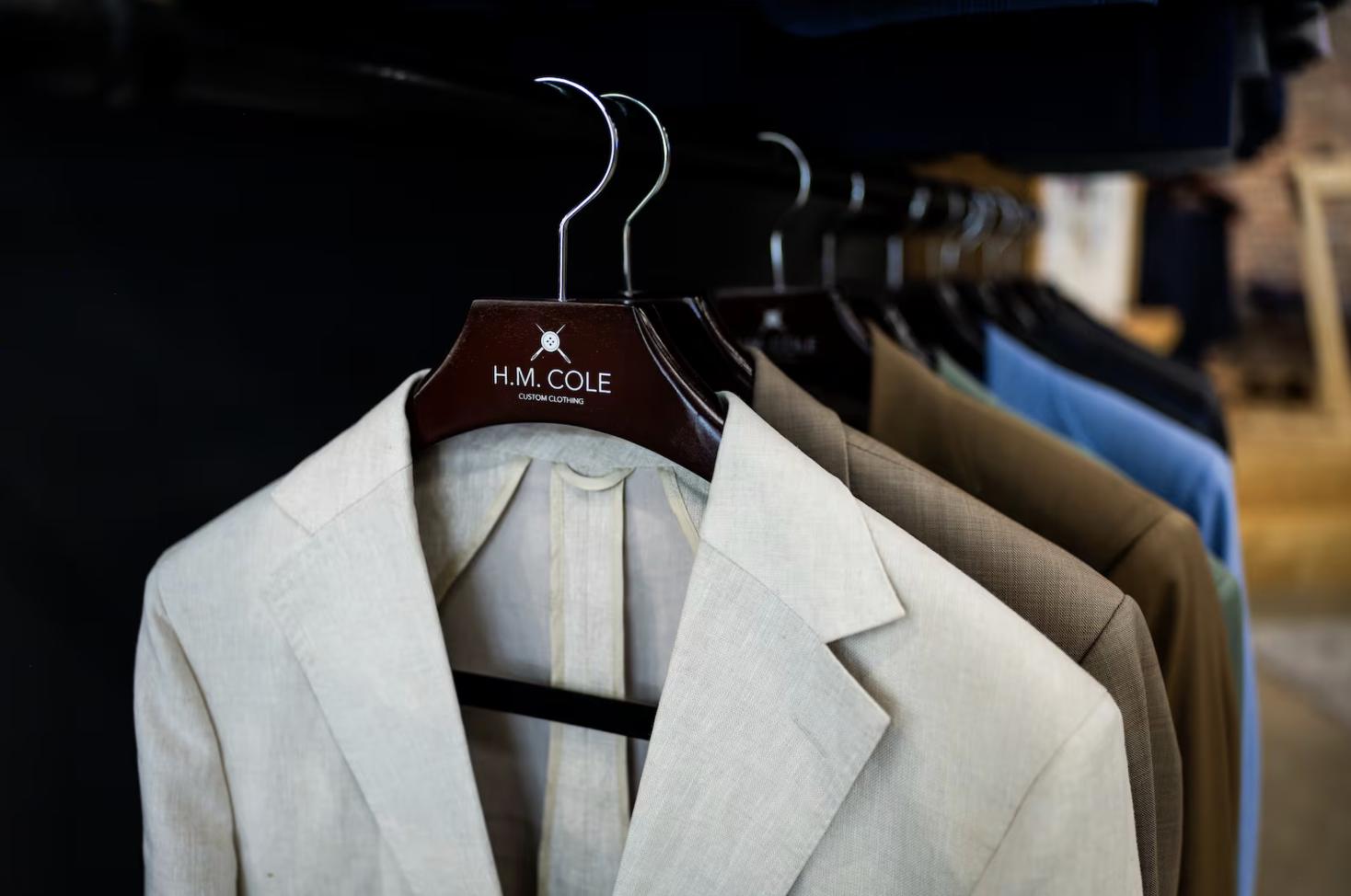 H.M. Cole Custom Suits in Salt Lake City on Aug. 6.