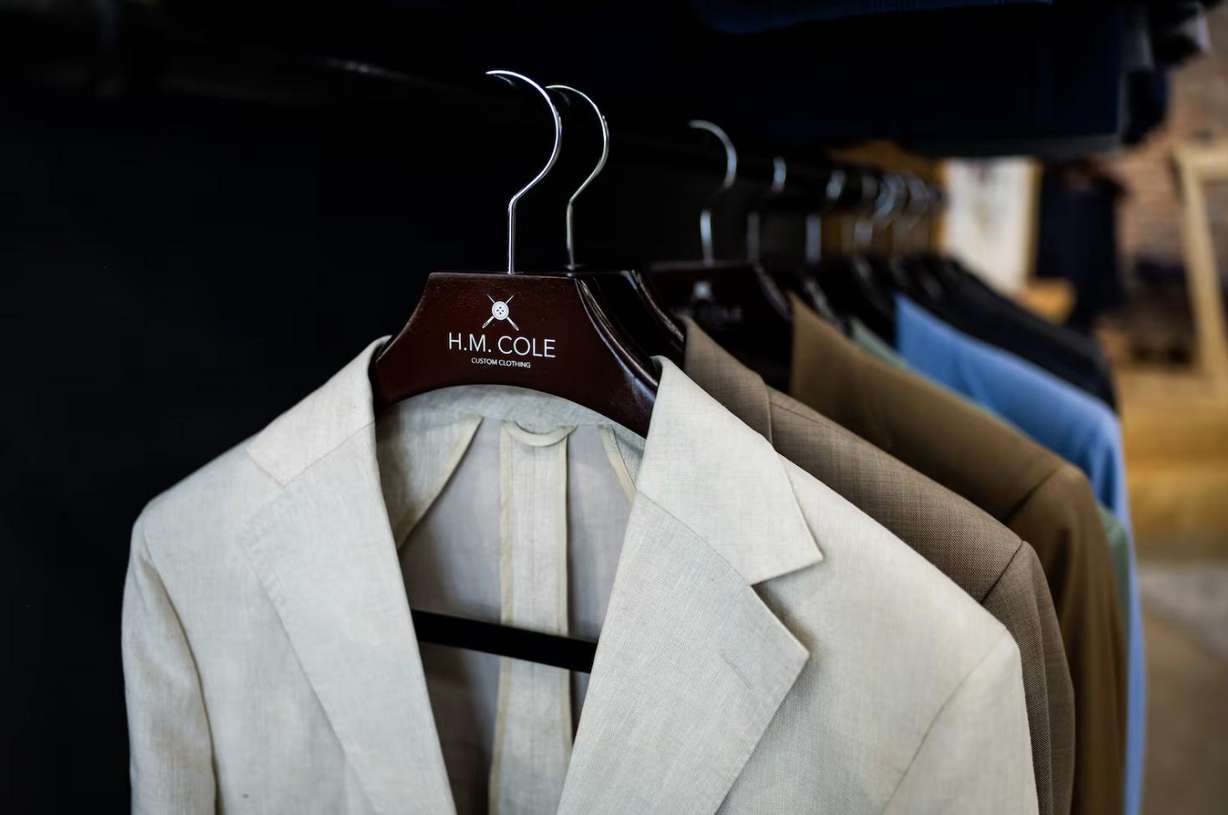 H.M. Cole Custom Suits in Salt Lake City on Aug. 6.