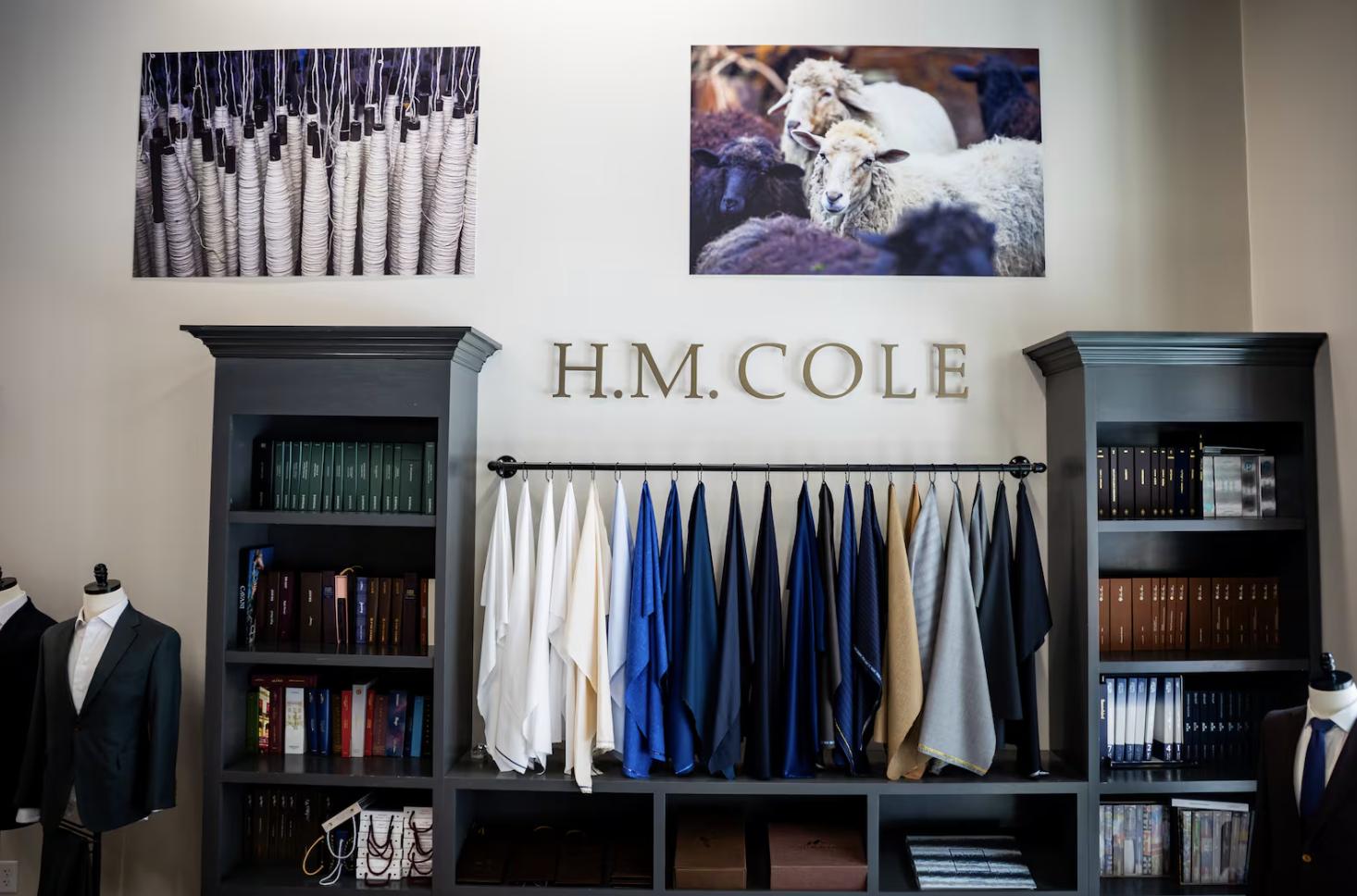 H.M. Cole Custom Suits in Salt Lake City on Aug. 6.