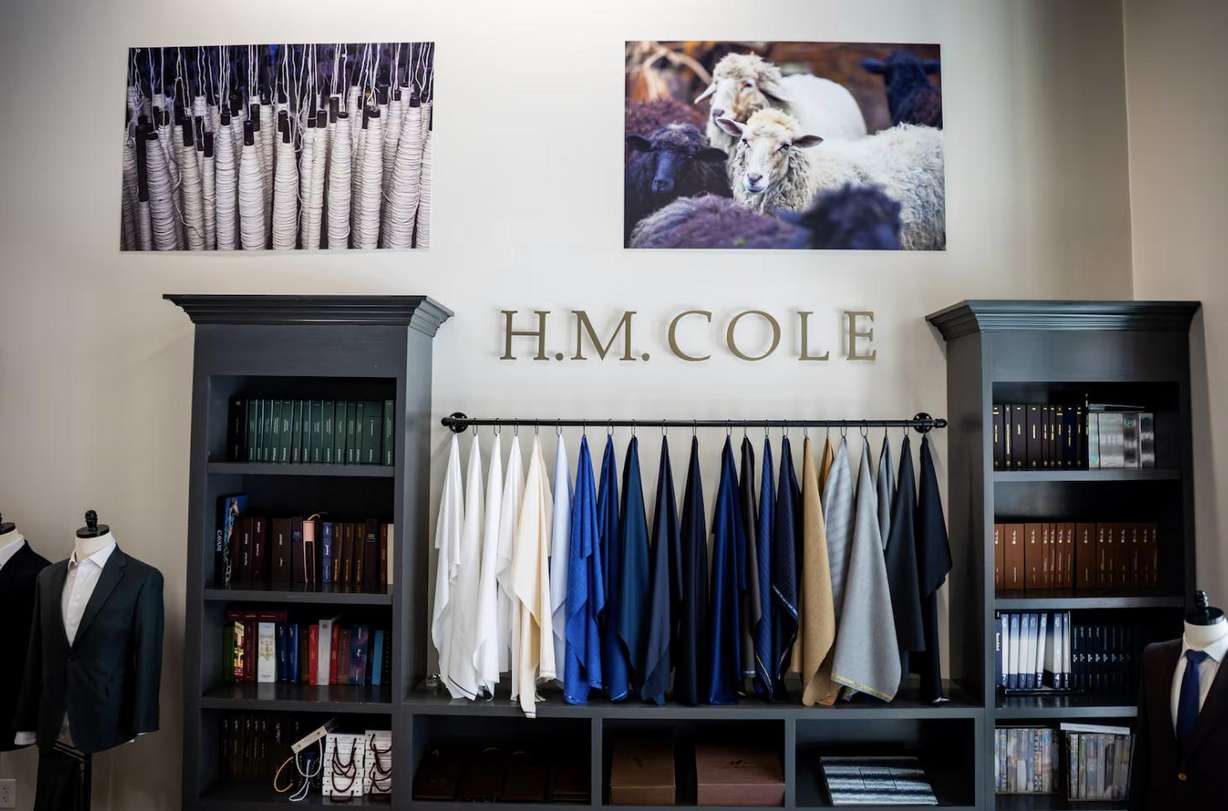 H.M. Cole Custom Suits in Salt Lake City on Aug. 6.