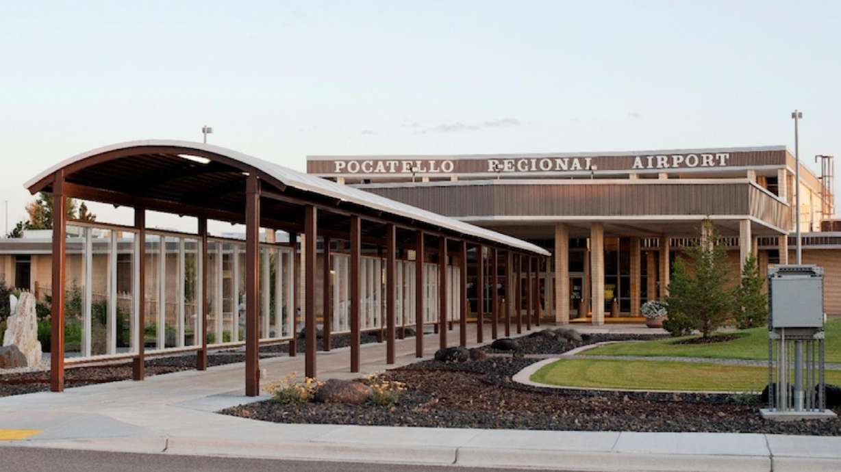 The entrance to the Pocatello Regional Airport where Delta will restore a near-daily early morning flight from Pocatello to Salt Lake City beginning Oct. 2.