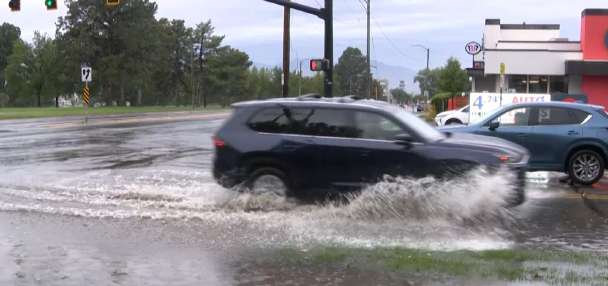 Have You Seen This? Thunderstorm floods intersection in Salt Lake City