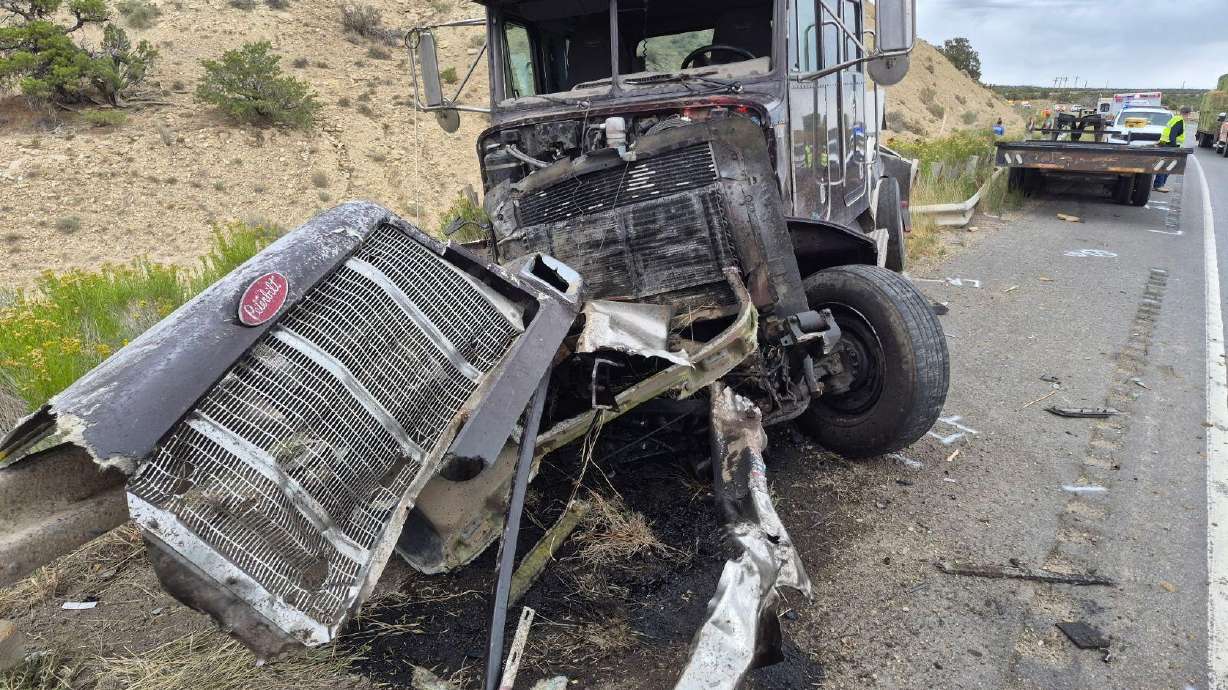 A truck slammed into a 2023 Kia hatchback on Friday while traveling on U.S. 40 near Duchesne, killing all three occupants of the Kia. The truck driver was taken to the hospital with minor injuries.