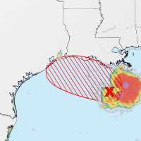 Tropical depression forms in the Gulf, heads for Texas and Louisiana coasts