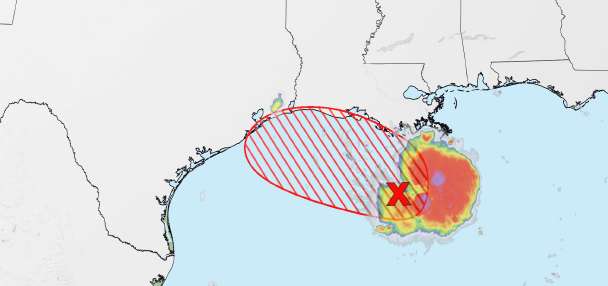 Tropical depression forms in the Gulf, heads for Texas and Louisiana coasts