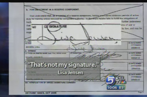 Army Recruiter Admits to Forging Parental Signature