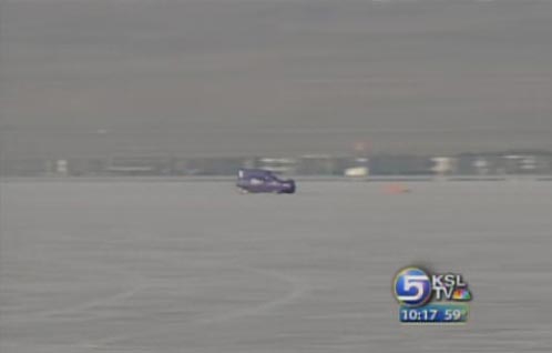 Salt Lake Man Attempting Speed Record on Salt Flats