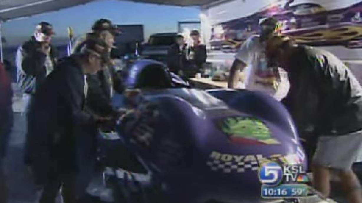 Salt Lake Man Attempting Speed Record on Salt Flats