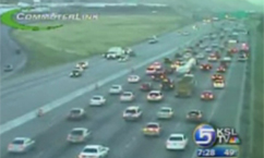 Wrecks Tie Up Traffic From Davis County