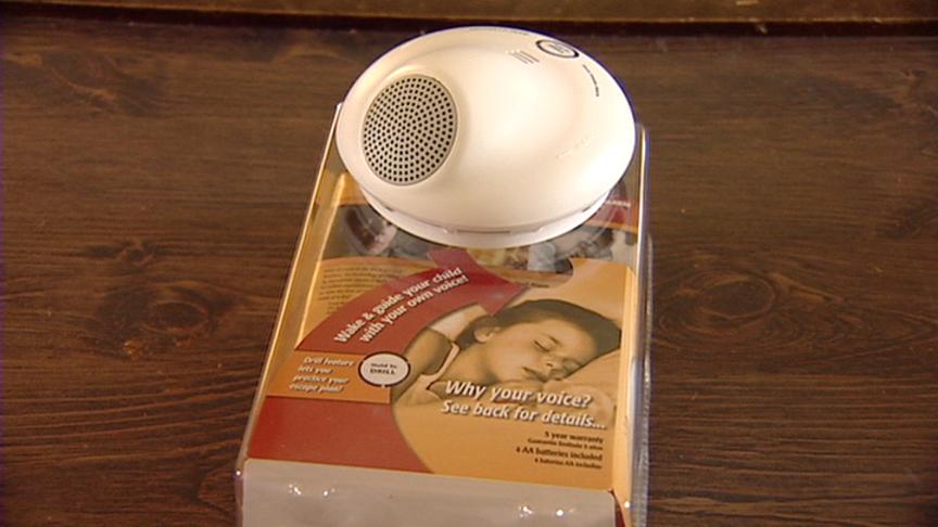 Fire Alarm Uses Parent's Voice to Wake Children