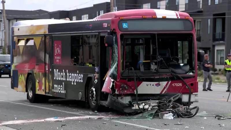 1 dead, 5 injured in collision with UTA bus on Redwood Road