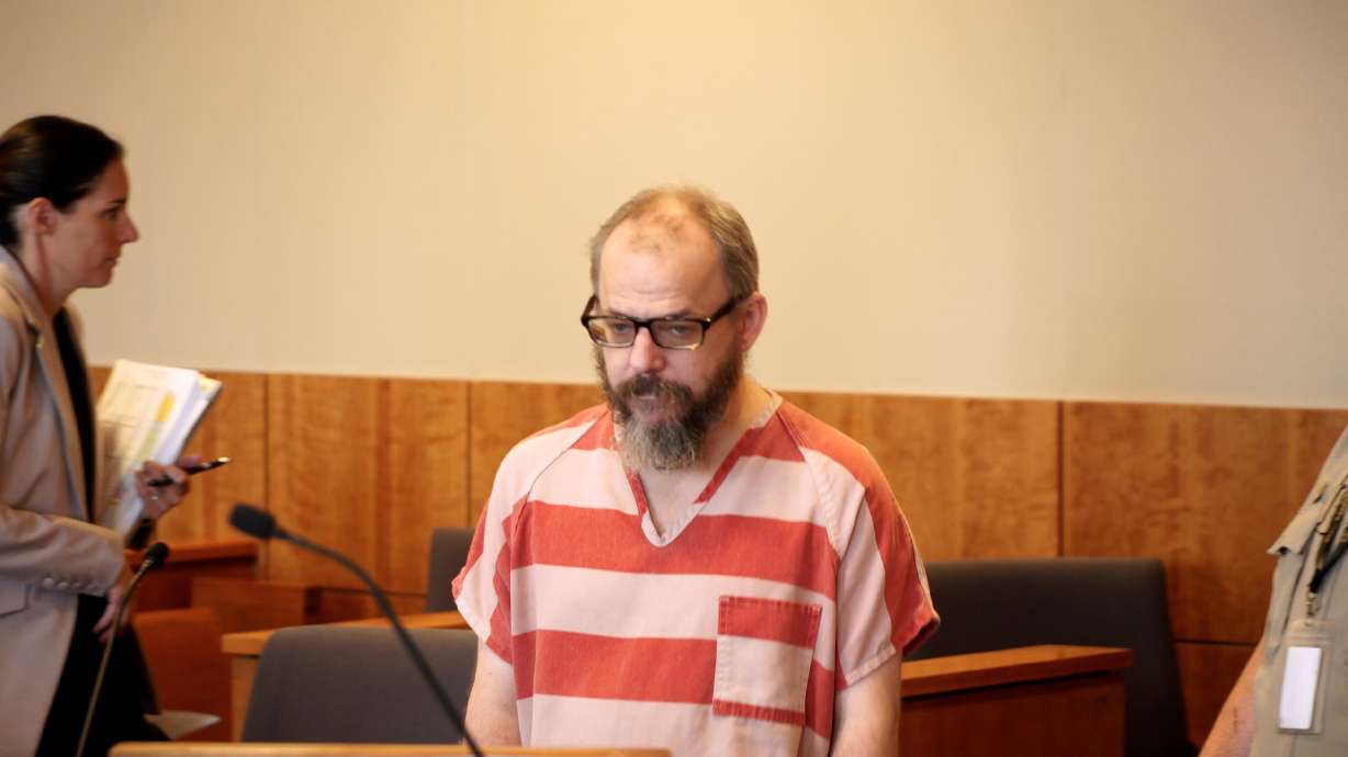 Timothy West, 39, appears in court for sentencing in his latest arson case on Monday. West received his sentence Monday after pleading guilty to starting another fire that threatened homes and prompted evacuations earlier this year.