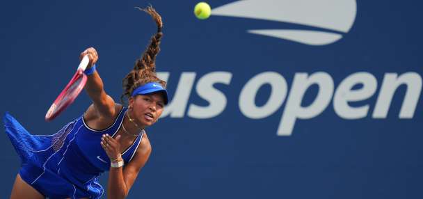 Thea Frodin, who was Serena Williams' body double in 'King Richard,' loses in her US Open debut