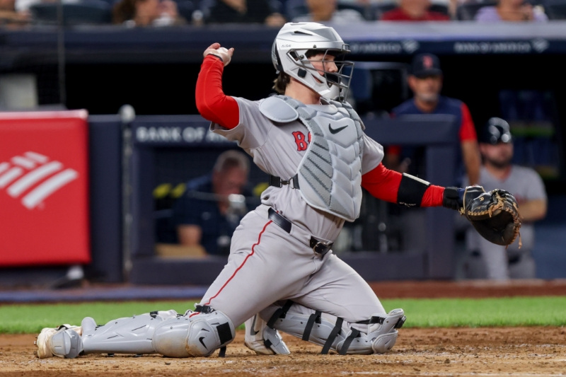 Red Sox C Adley Rutschman (elbow) out of lineup against Mariners