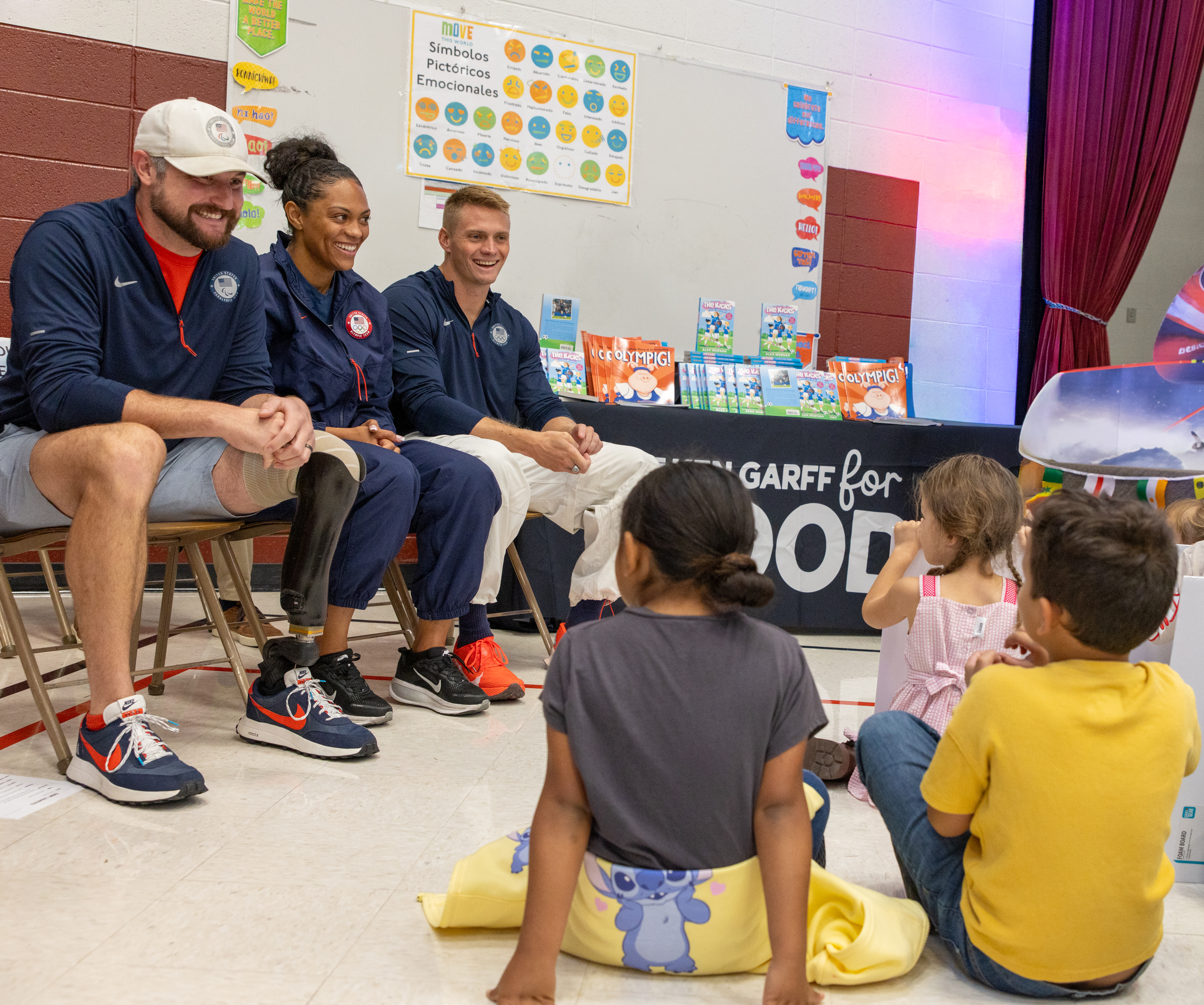 Olympians and Paralympians celebrate the launch of Utah 2034 Champion Schools