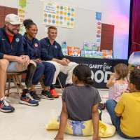 Olympians and Paralympians celebrate the launch of Utah 2034 Champion Schools