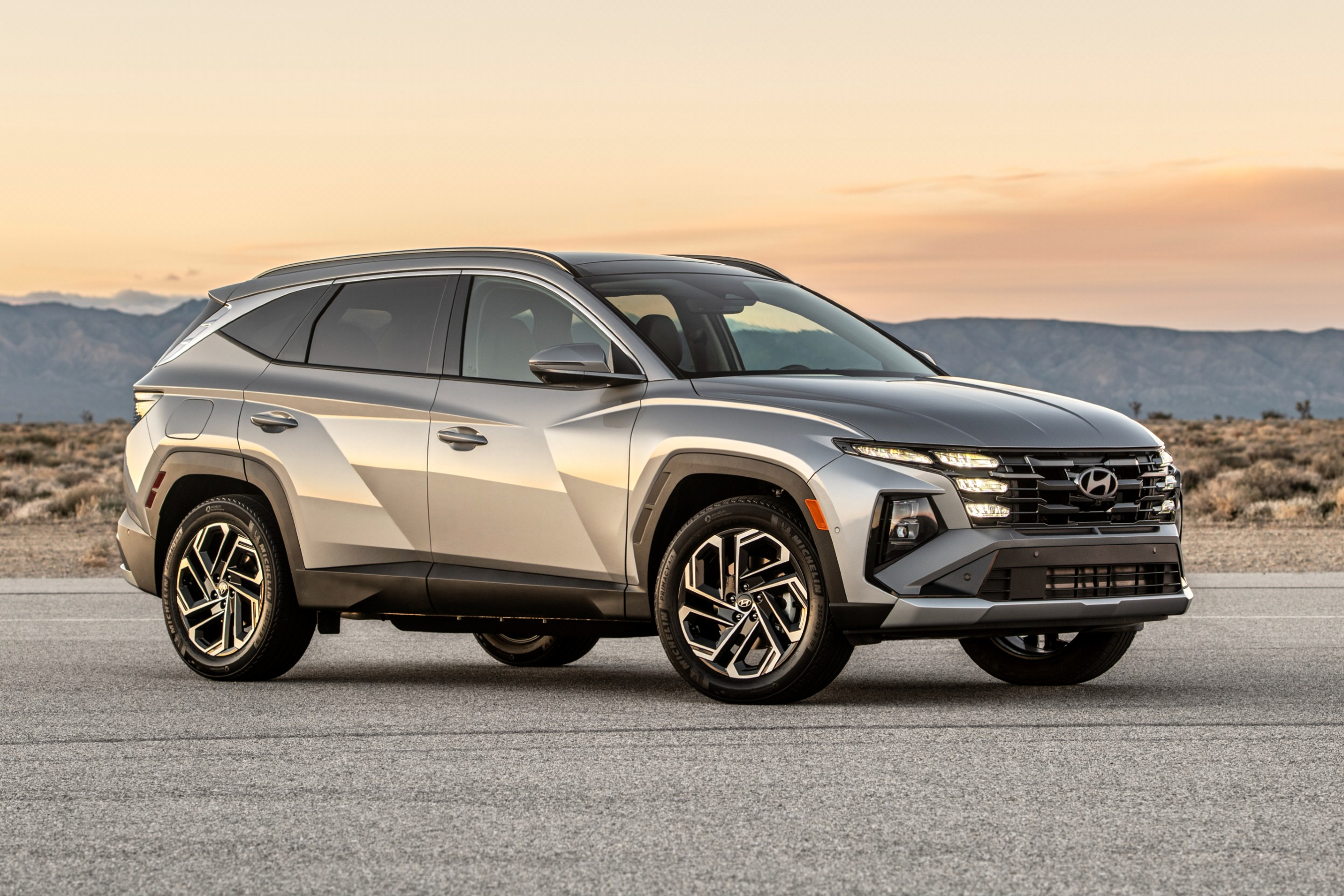 This photo provided by Hyundai shows the the plug-in hybrid 2026 Hyundai Tucson. 