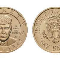 Heads or tails? $1 coin with Trump's face and gold finish to go on sale