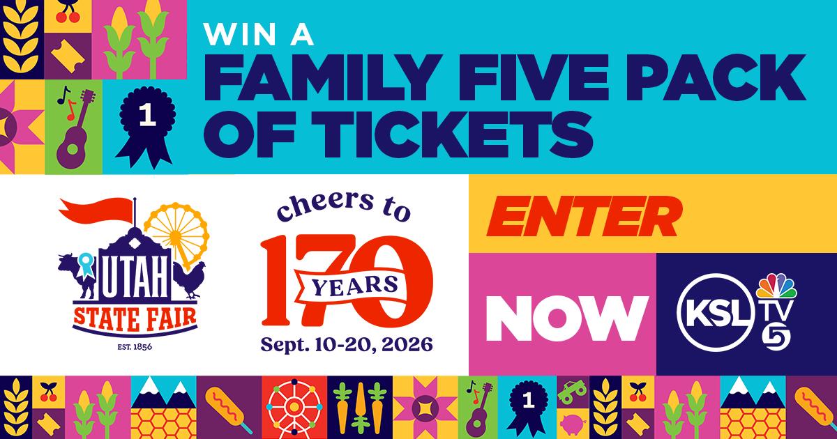 Win a 5 Pack of Tickets to the Utah State Fair!
