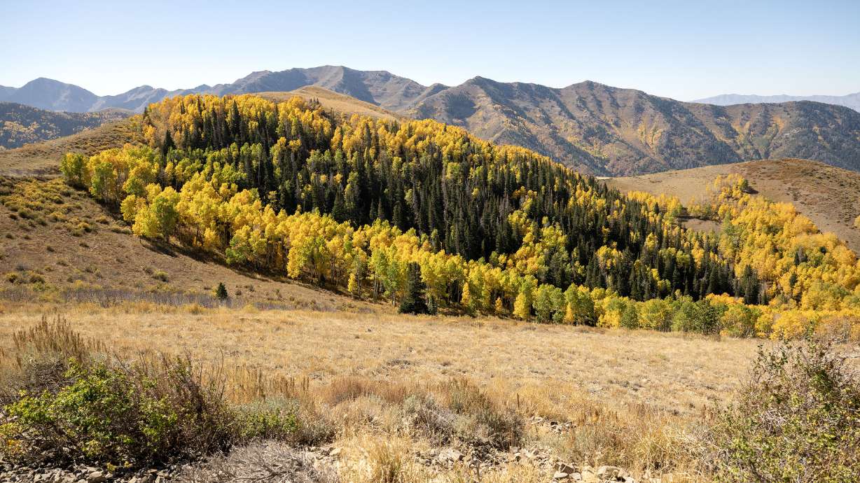 The top of Butterfield Canyon near Herriman is pictured on Monday Sept. 30, 2024.
