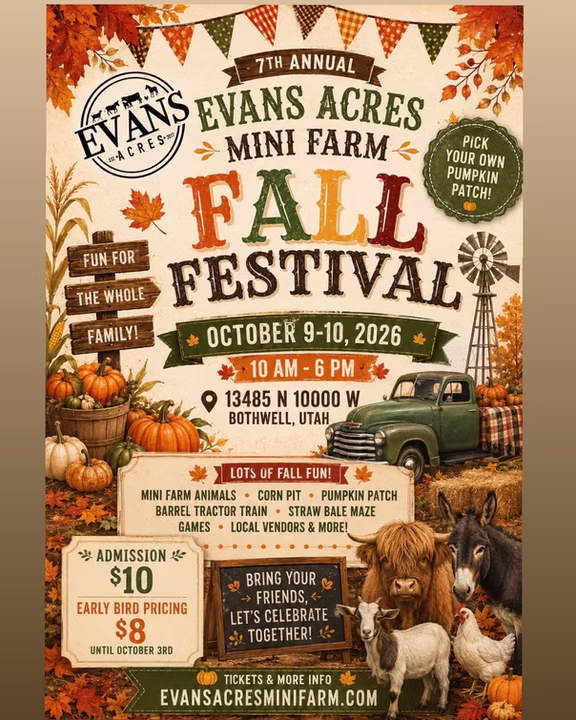 7th Annual Evans Acres Mini Farm Fall Festival