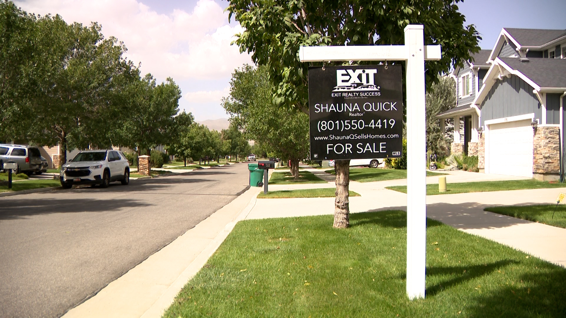 Homes in Bluffdale are pictured on Wednesday.