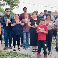 'We will tell their stories': Friends, family gather to remember father, daughter killed in crash