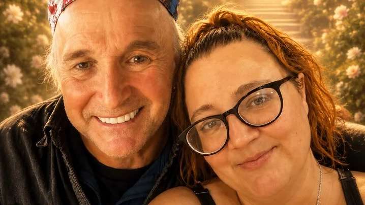 Friends and family gathered Wednesday, Sept. 2, 2026, in Ogden to remember Jody Thackeray, left, and his daughter Desiree, killed last week in a crash on I-215 in Salt Lake County. They are shown in an undated photo.