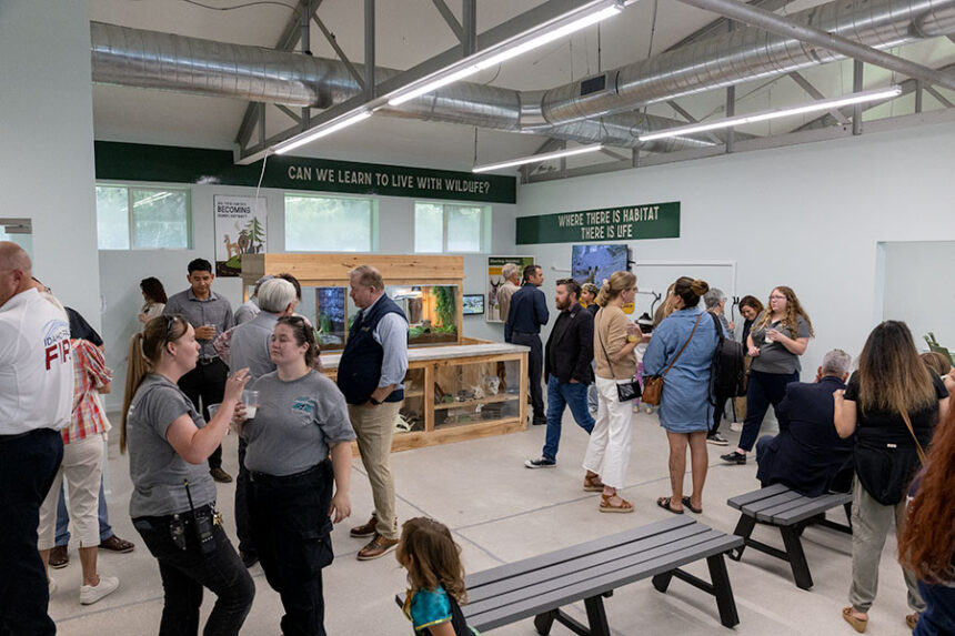 The Islands Exhibit at the Idaho Falls Zoo also hosts a new education space where visitors can don a virtual reality headset or learn from zoo staff about the animals in the exhibit.