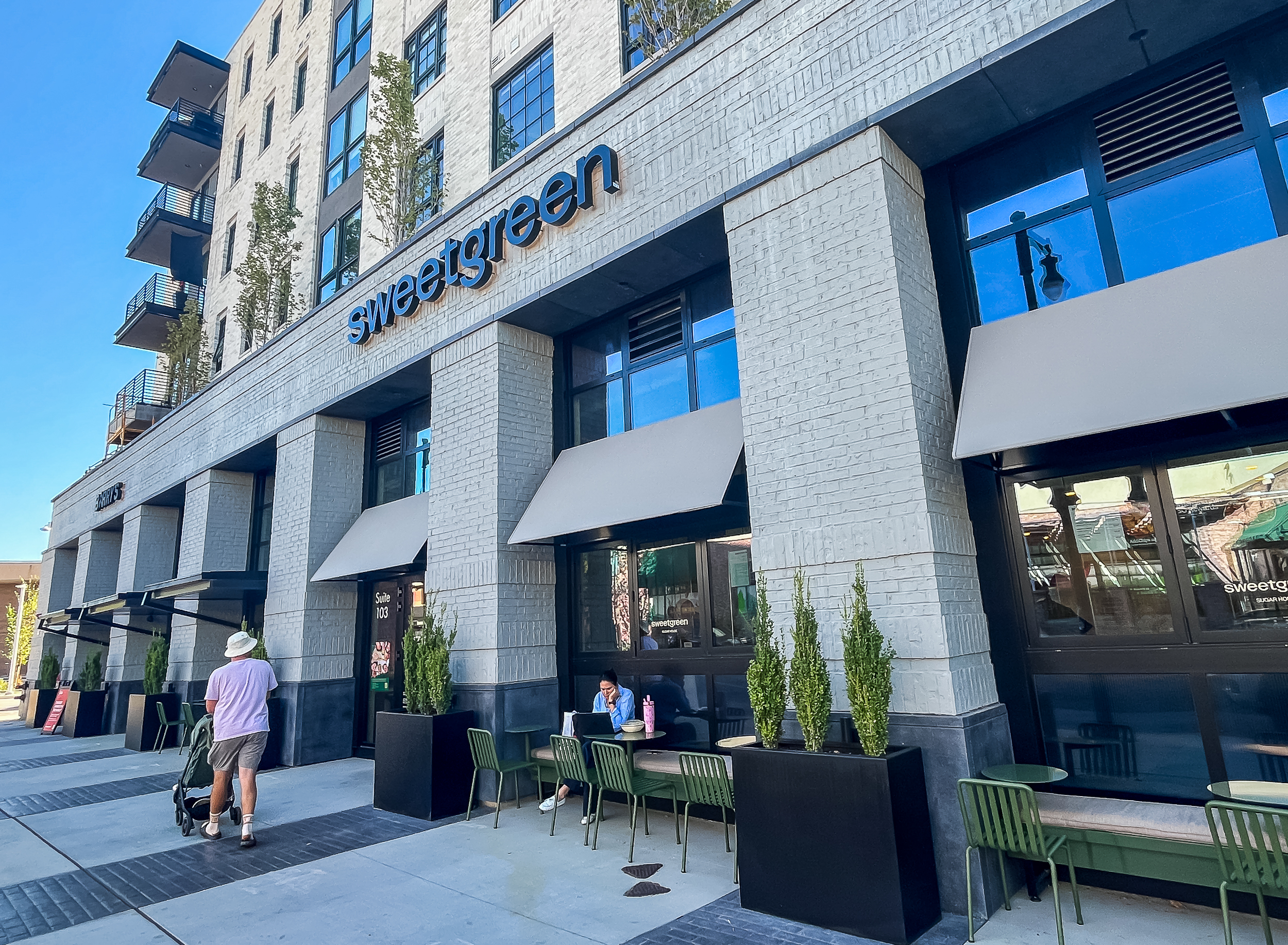 The exterior of Sweetgreen's first Utah location in Salt Lake City is pictured on Thursday.