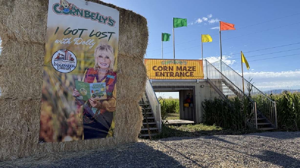 Cornbelly's in Spanish Fork unveils Dolly Parton-themed corn maze ahead of its opening day on Friday.