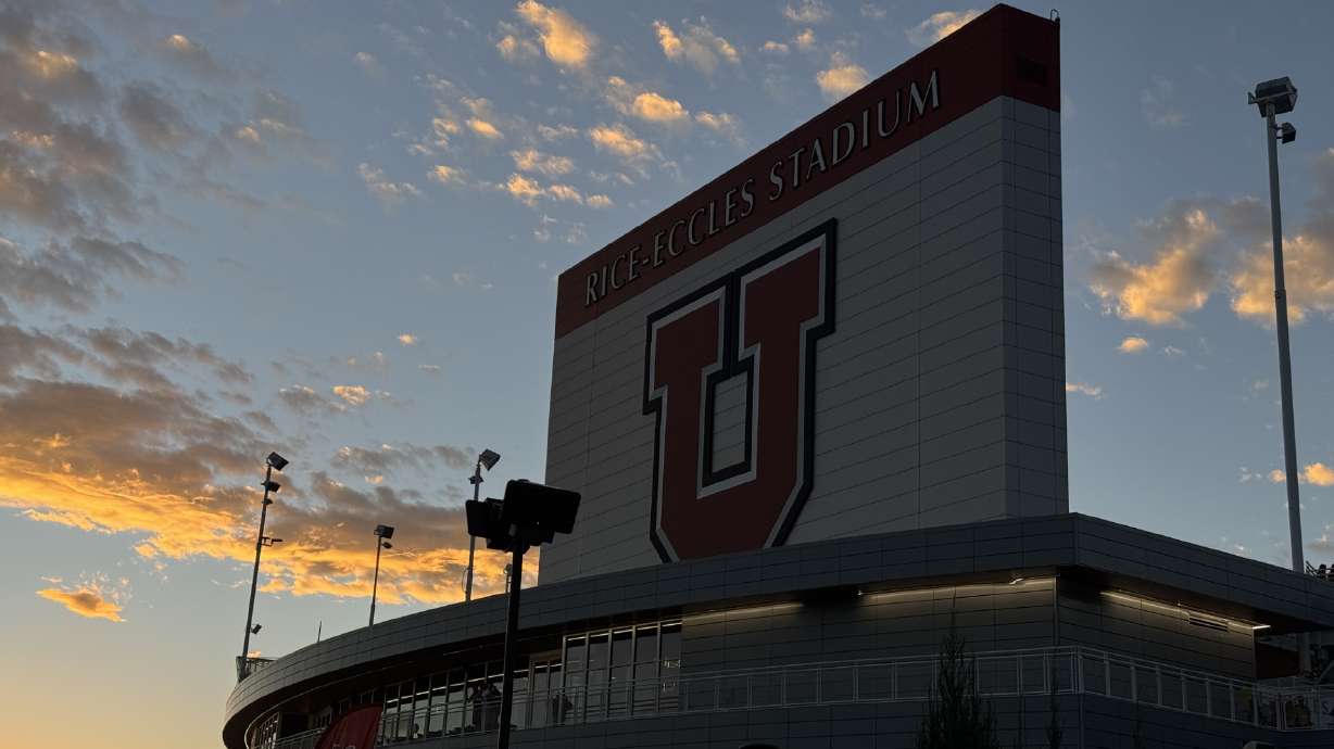 Rice-Eccles Stadium on Thursday. As the Utah Utes took on Idaho in the football team's season opener at Rice-Eccles Stadium, fans expressed optimism about the 2026 season.