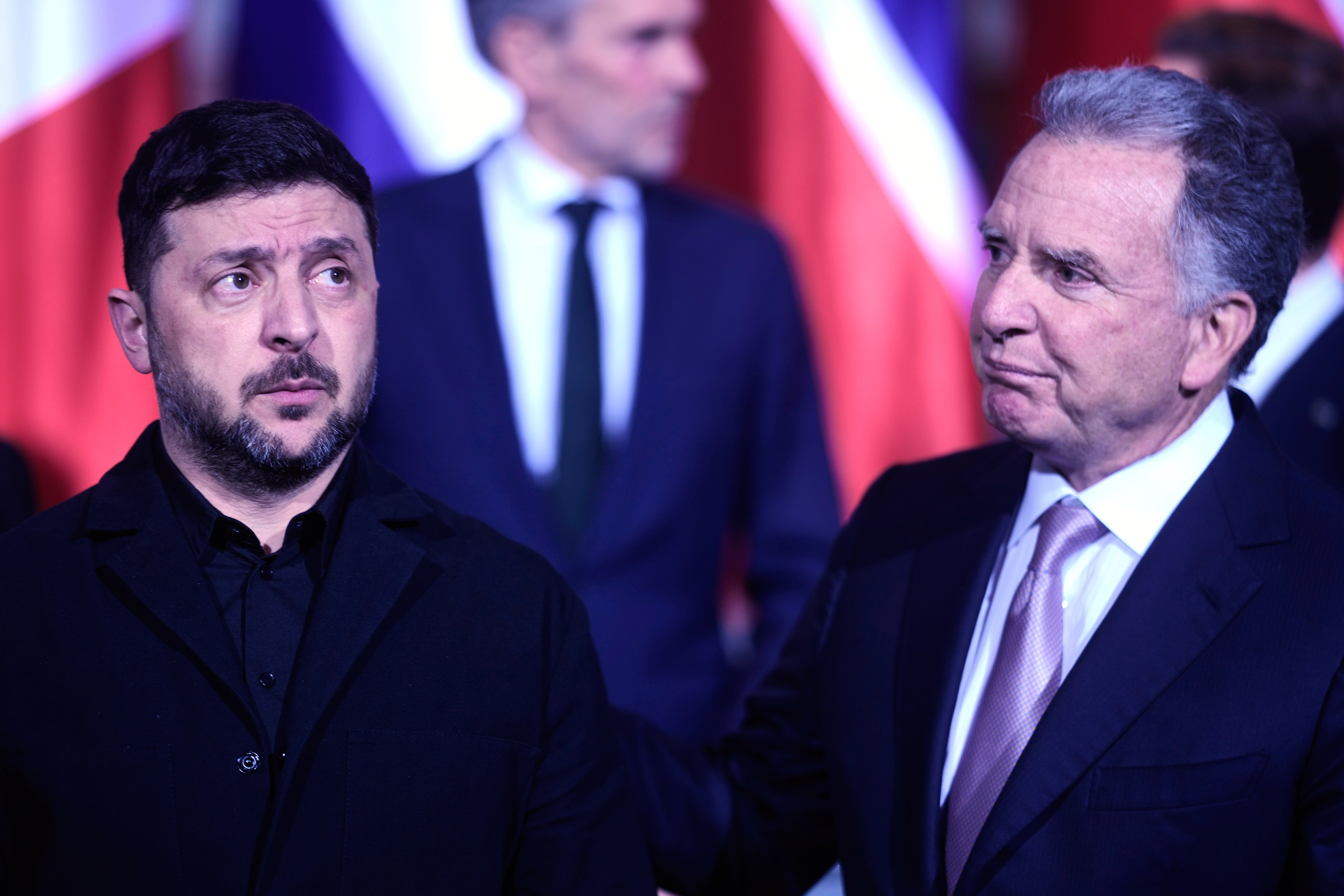 Ukraine's President Volodymyr Zelenskyy and Steve Witkoff, special envoy of the United States, meet at the chancellery in Berlin, Germany, on Dec. 15. Zelenskyy said Friday he expected Witkoff to return in coming days for talks.