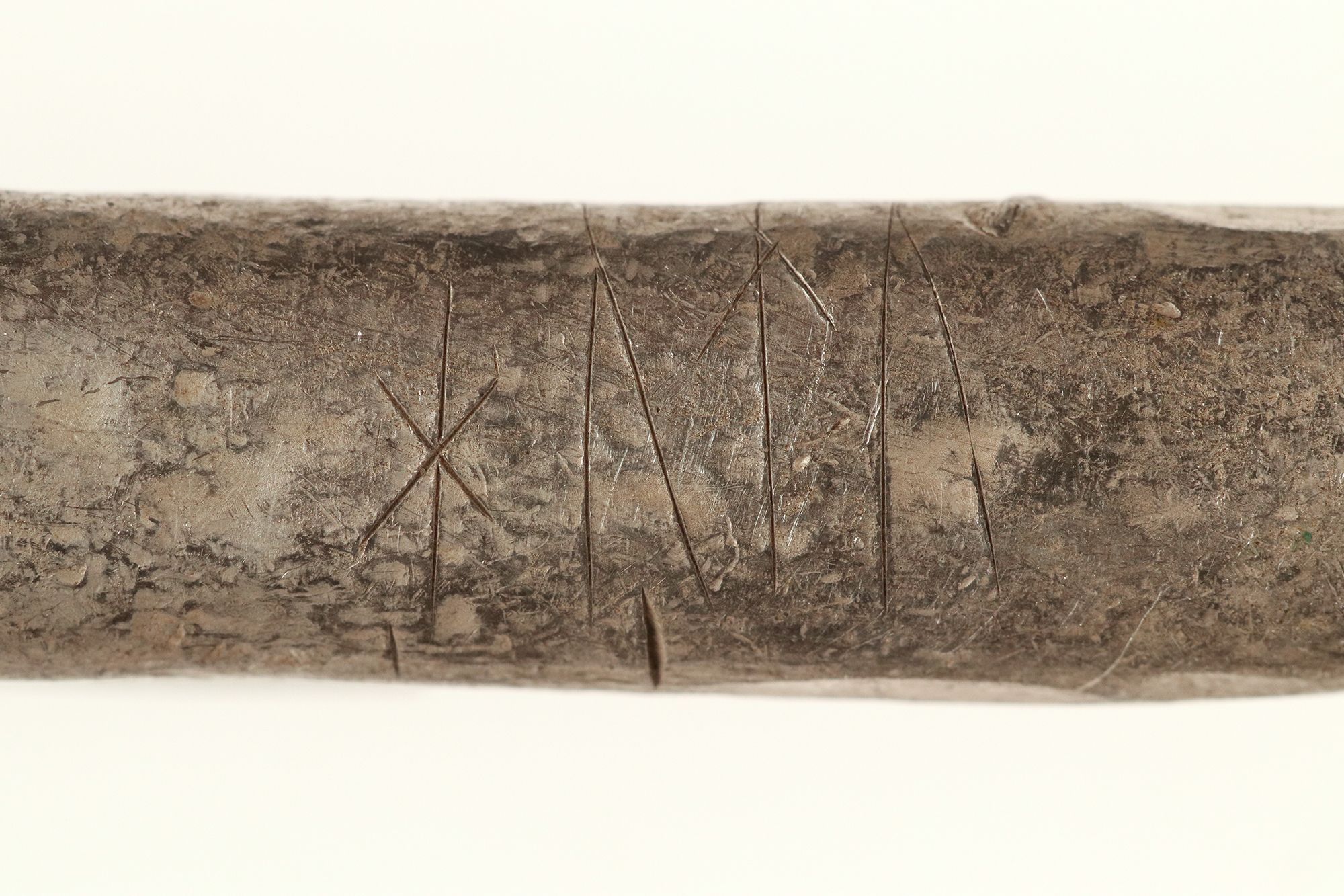 One of the silver bars has a runic inscription.