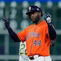 Yordan Alvarez is driving toward a Triple Crown, but he's happiest driving his family's RV