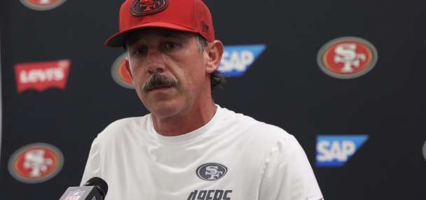 San Francisco 49ers arrive in Melbourne for historic NFL game against the LA Rams