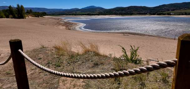 Pineview draw down brings rare low levels, slump in activity