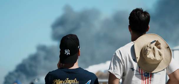 Greek air force jet crashes at an annual aerial show, killing 2 pilots