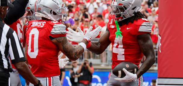 Smith and Sayin help No. 1 Ohio State prepare for Texas with 56-3 rout of Ball State
