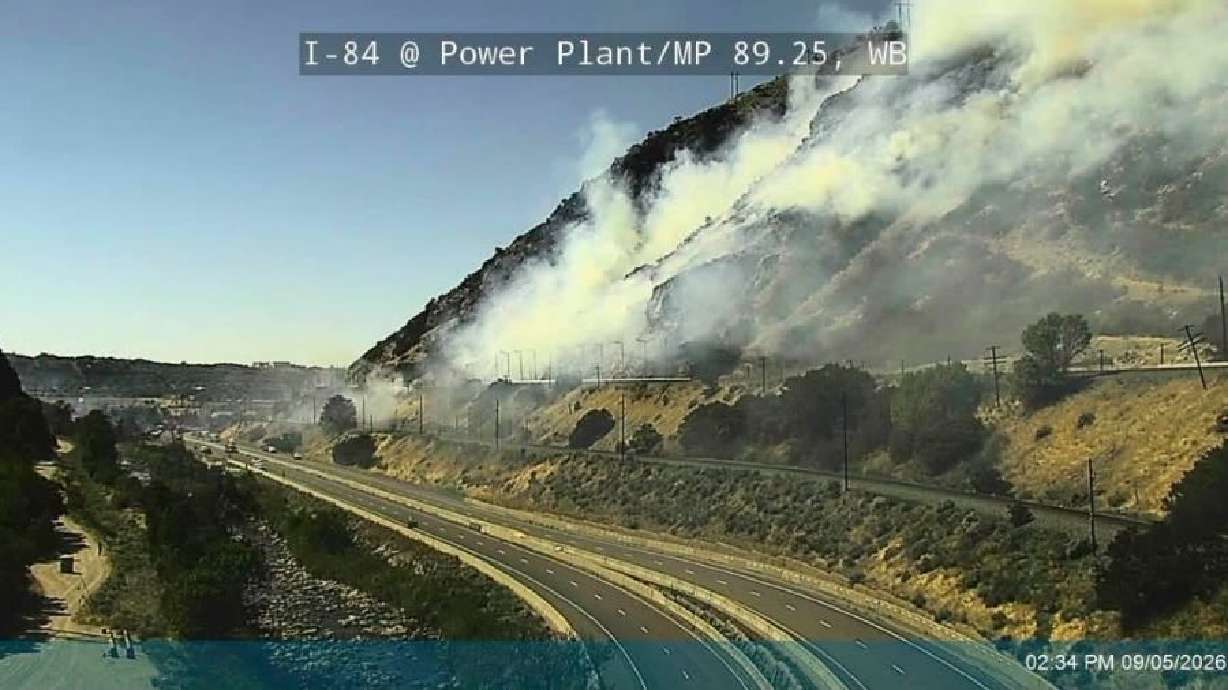 The Broad Fire began on Saturday afternoon at the mouth of Weber Canyon near South Weber.