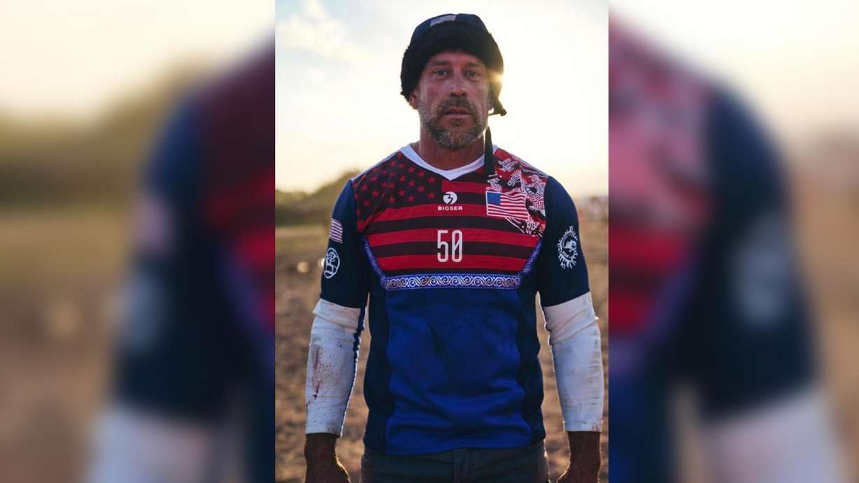 John Fosgren in this undated photo. Fosgren is one of five men who competed in kok-buro at the 2026 World Nomad Games in Kyrgyzstan.