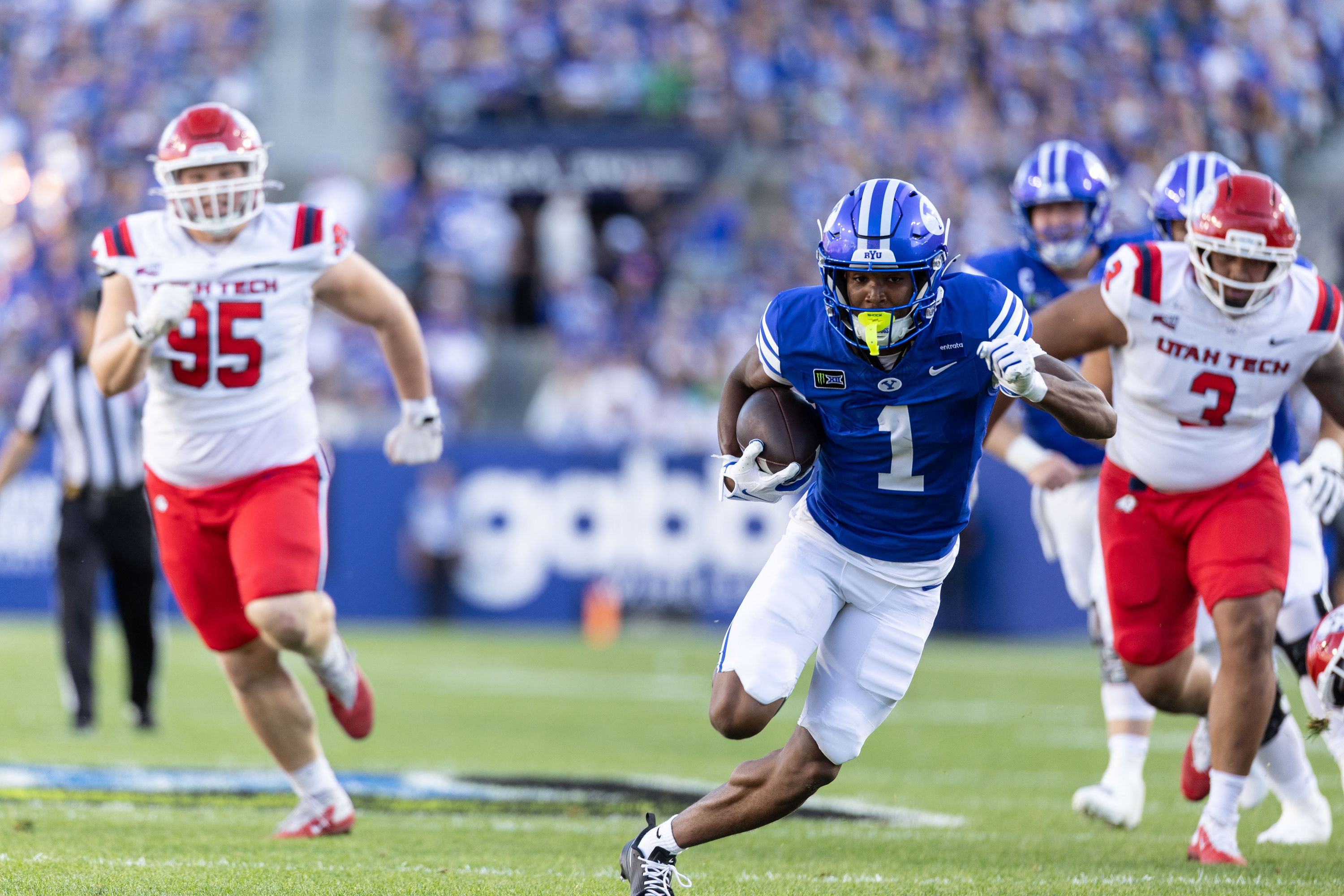 Legend of Glasker: No. 14 BYU rolls by Utah Tech in season opener