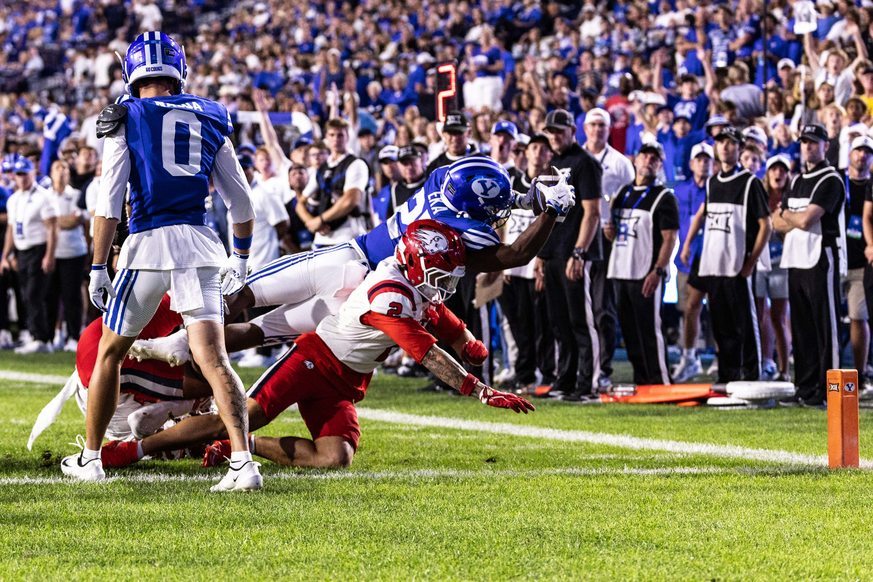 Legend Glasker made name for himself in BYU's season-opening win. But don't forget his Lehi teammate, either