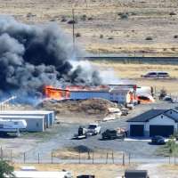 Fire destroys 2 sheds in Erda