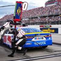 Bell passes defending NASCAR champion Larson to win the Southern 500 to start the Chase