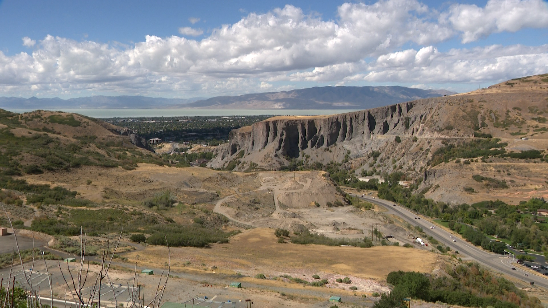 The site of the proposed Vesper Amphitheater in Provo Canyon is pictured on Monday.