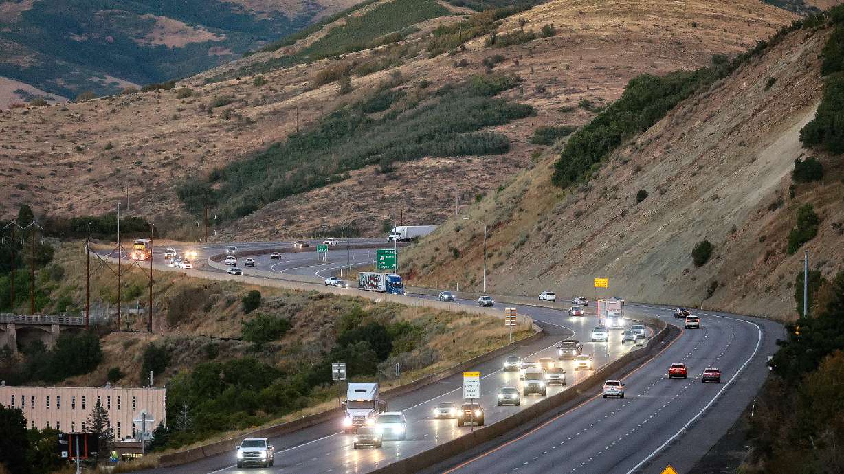 Traffic moves through Parleys Canyon on Labor Day, Monday. Utah law enforcement agencies increased DUI patrols over the weekend as one state lawmaker considers new measures to prevent impaired driving.