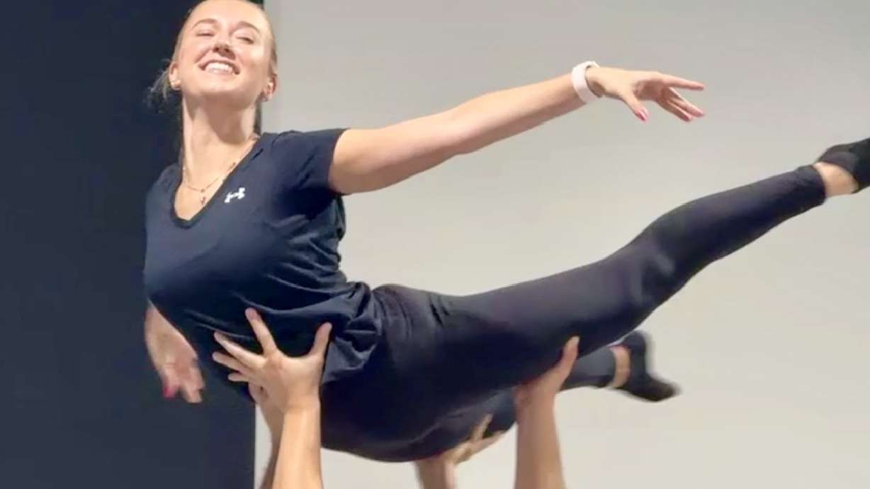 Performers from Odyssey Dance Theater rehearse "Here Comes the Sun" in Draper on Aug. 28, ahead of their performance in Dance for Life at the Capitol Theater.
